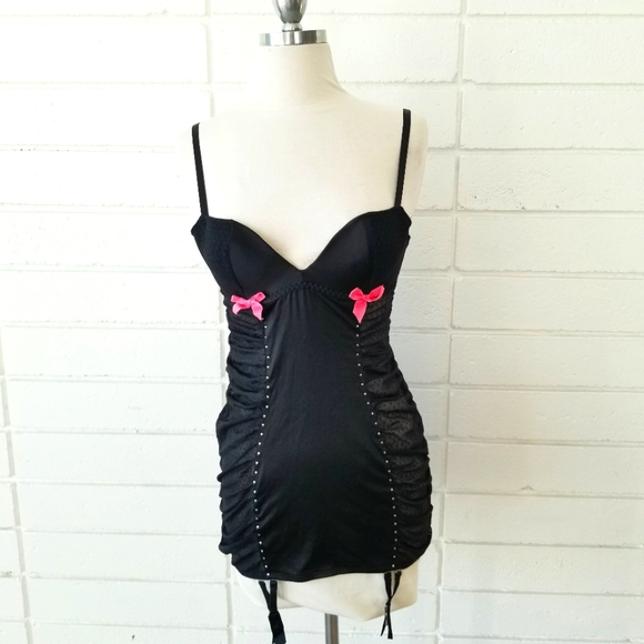 Victoria's Secret Vintage Sexy Little Things Chemise Garter Lace Lingerie NWT - Picture 2 of 16